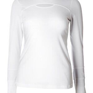 NWT SOFIBELLA Wear Alley Long Sleeve Top - White - 2X